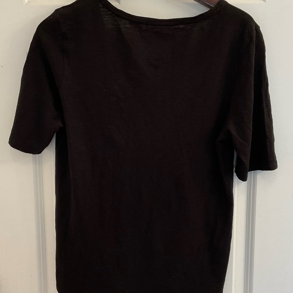 Chico’s The Ultimate Tee - Chico’s Size 1 / Small - Black - Picture 8 of 9